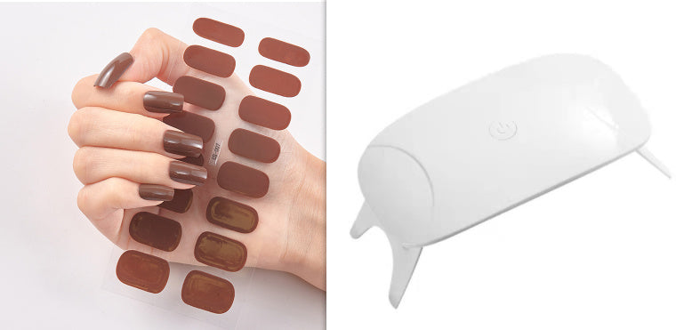 Waterproof Long Lasting Nail Stickers Letter Color
