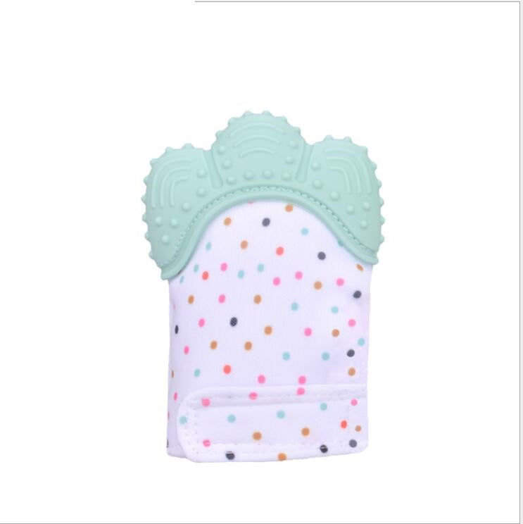 Baby teether baby anti-bite silicone molar gloves children&