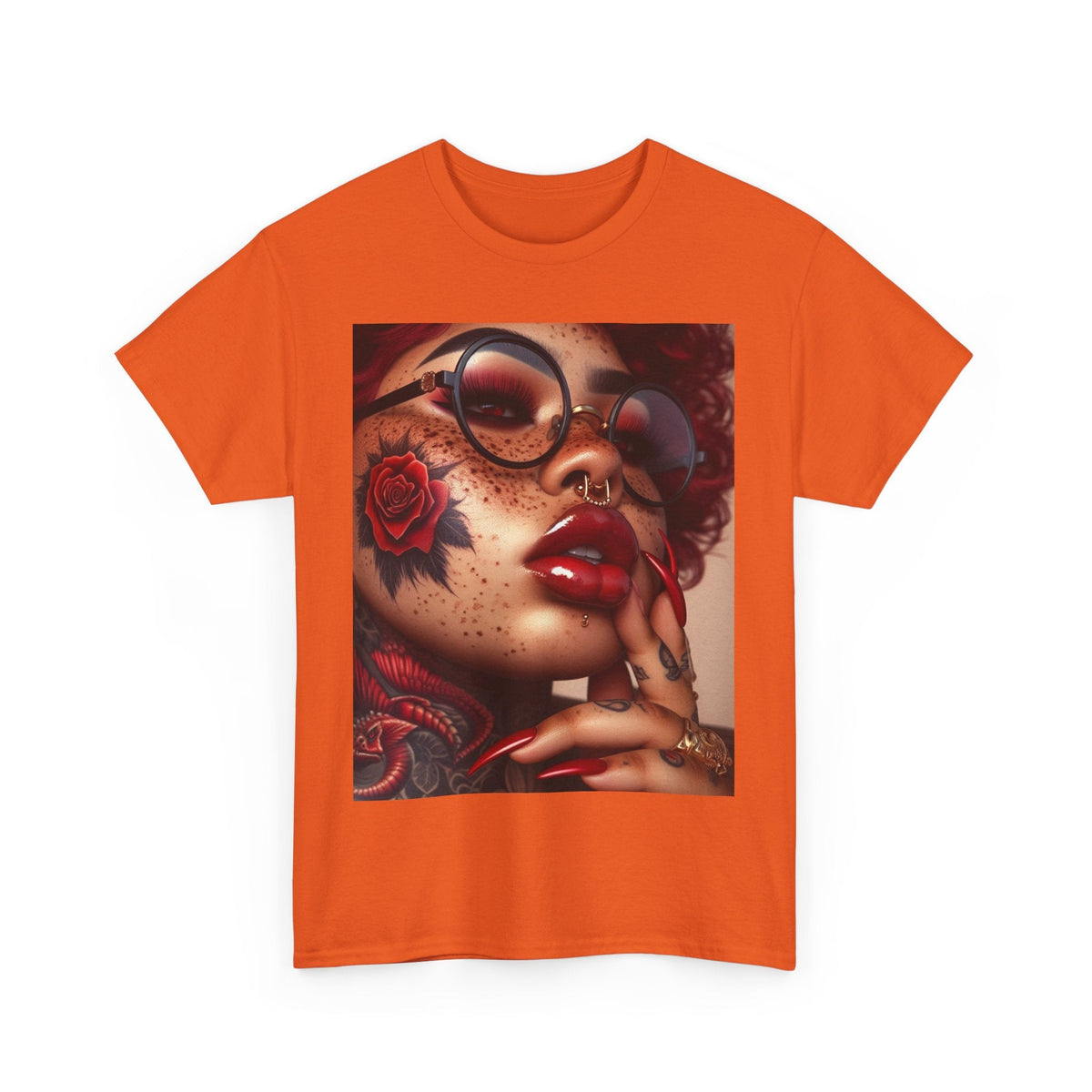 “Code Red” Cotton Graphic Tee