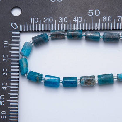 10.5mm Bead Natural Gemstone Cylinder Tube Strand Finding | WA-1504