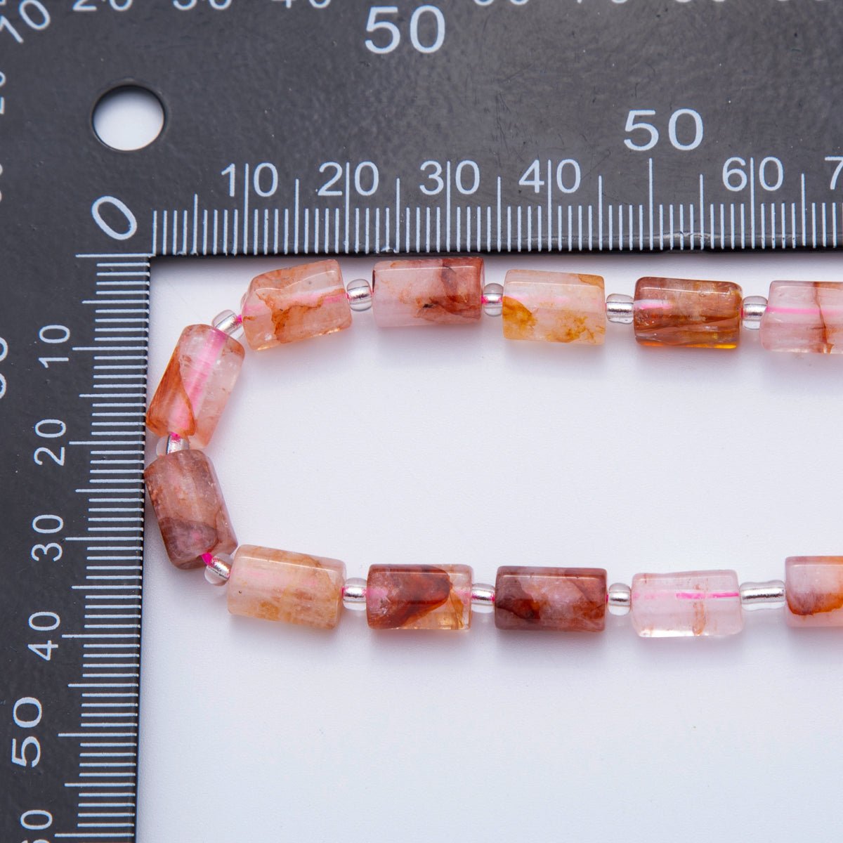 10.5mm Bead Natural Gemstone Cylinder Tube Strand Finding | WA-1504