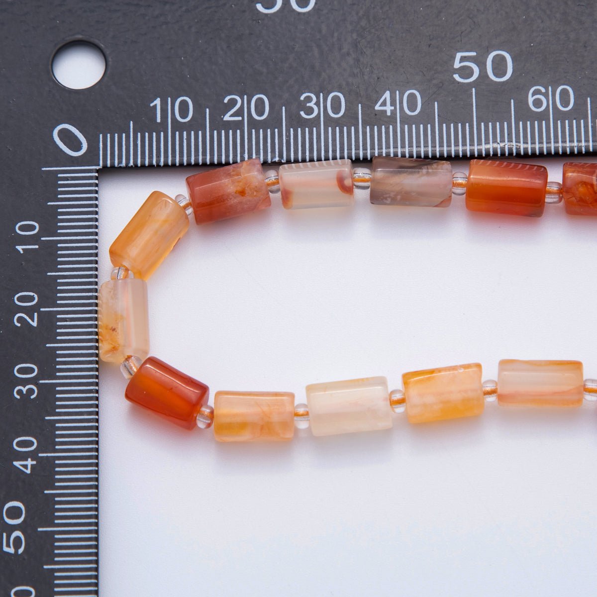 10.5mm Bead Natural Gemstone Cylinder Tube Strand Finding | WA-1504
