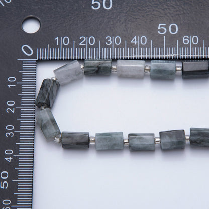 10.5mm Bead Natural Gemstone Cylinder Tube Strand Finding | WA-1504
