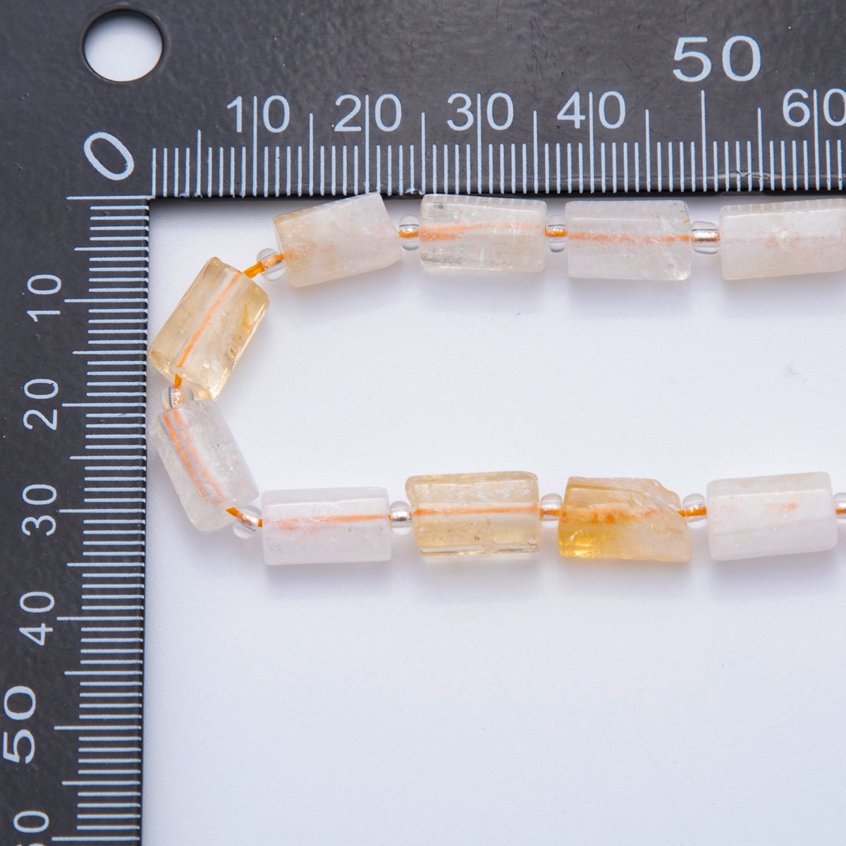10.5mm Bead Natural Gemstone Cylinder Tube Strand Finding | WA-1504