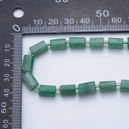 10.5mm Bead Natural Gemstone Cylinder Tube Strand Finding | WA-1504