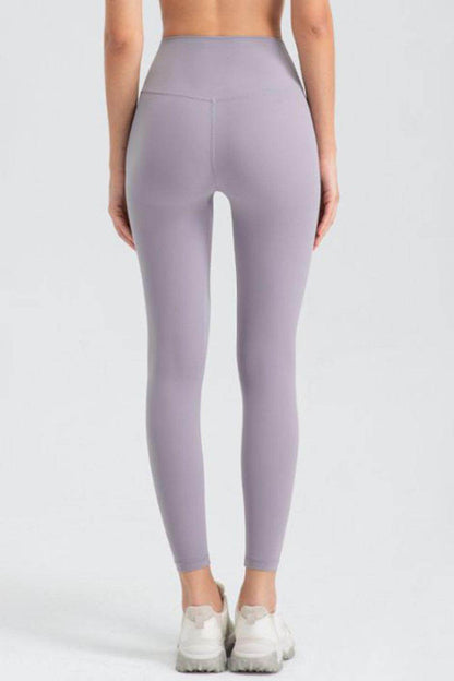 Wide Waistband Slim Fit Active Leggings for Women