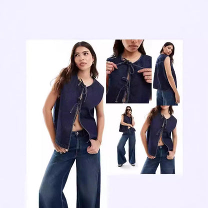 Fashion Rope Sleeveless Women&