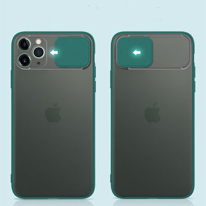 Lens sliding phone case