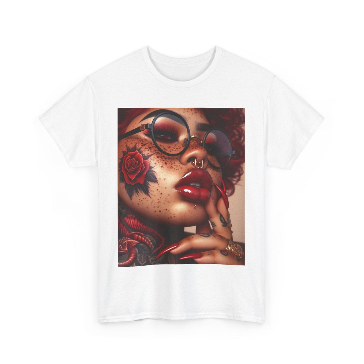 “Code Red” Cotton Graphic Tee