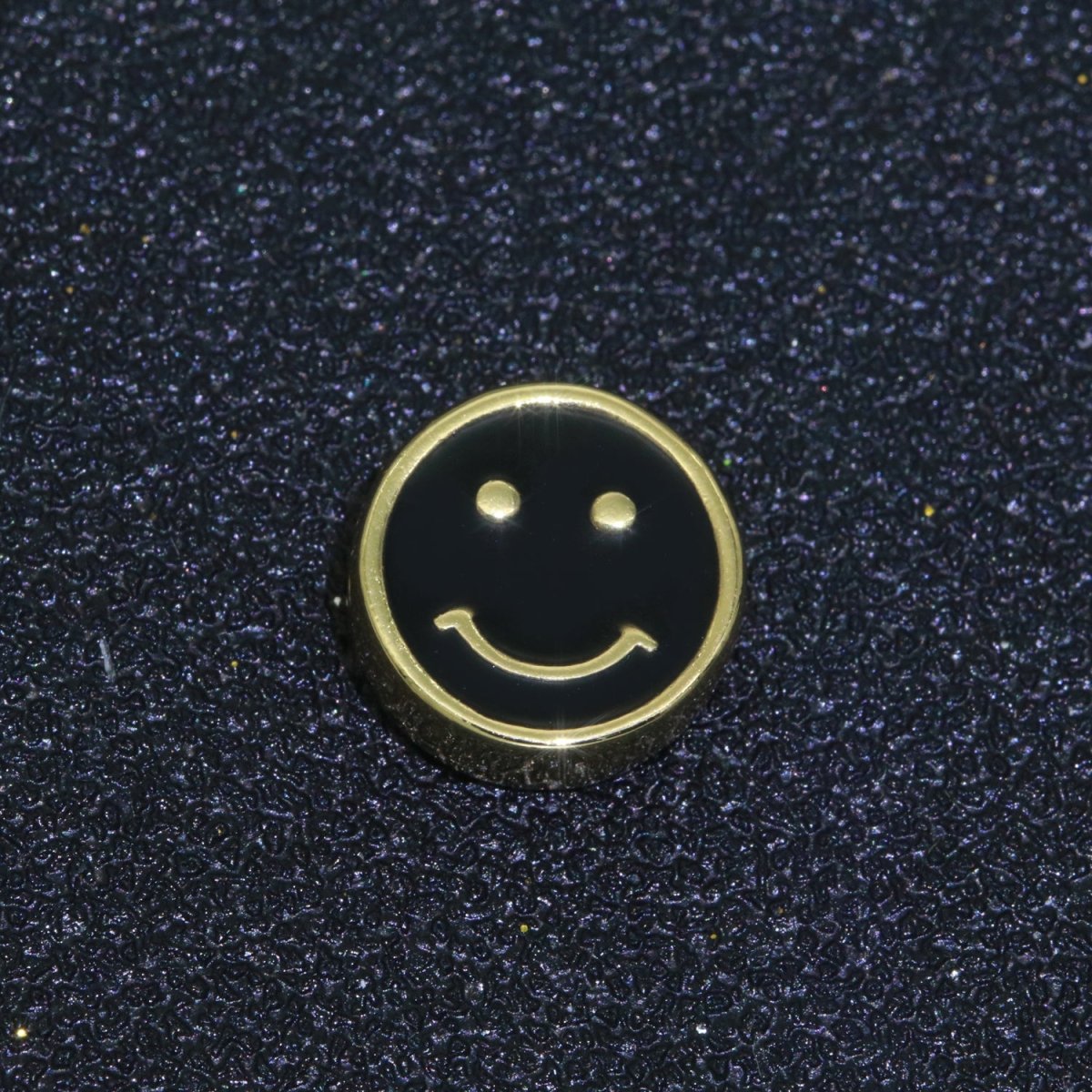 10mm Enamel Heart Smiley Face Bead, Emoji Bead, Happy Face, Gold Cute Spacer Bead, Necklace And Bracelet Making, Jewelry Supply B-609 B-610