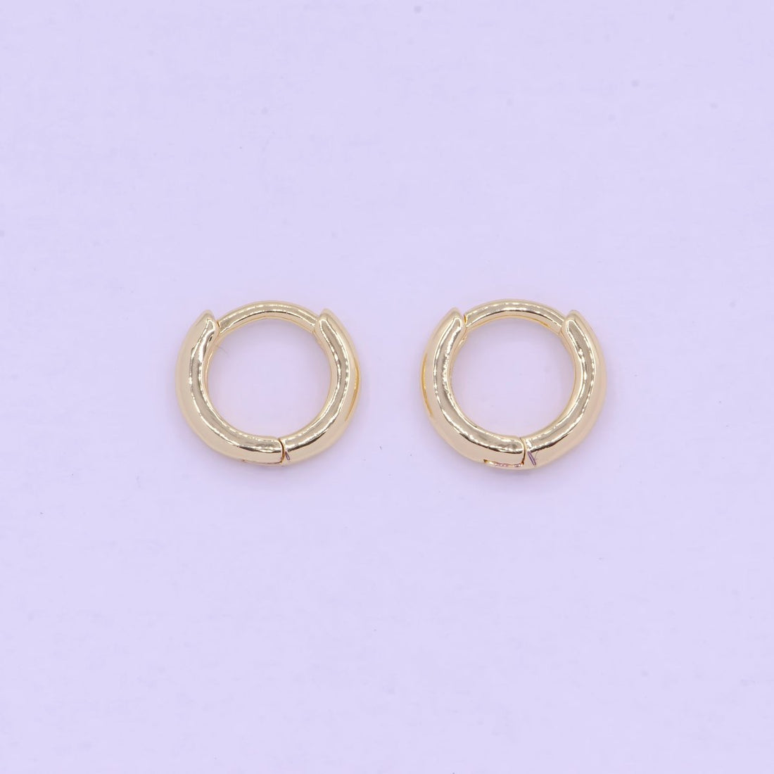 10mm Hoop Earrings in 14k Gold Filled Huggie Hoop Earrings Gold Hoop Earrings Simple Sleeper Hoops Earrings, Small Hoop Earrings Q-026