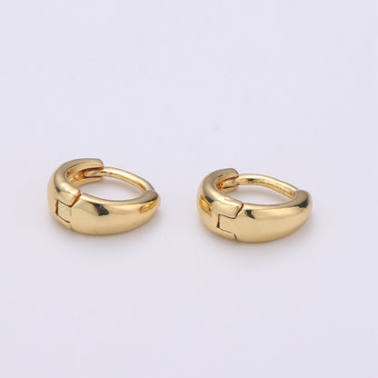 10mm Tiny gold hoops, Small Dainty hoops, Dainty earrings,Huggie earrings, Small hoops, Mini hoops gold,Gold hoops, Minimalist earring Q-238