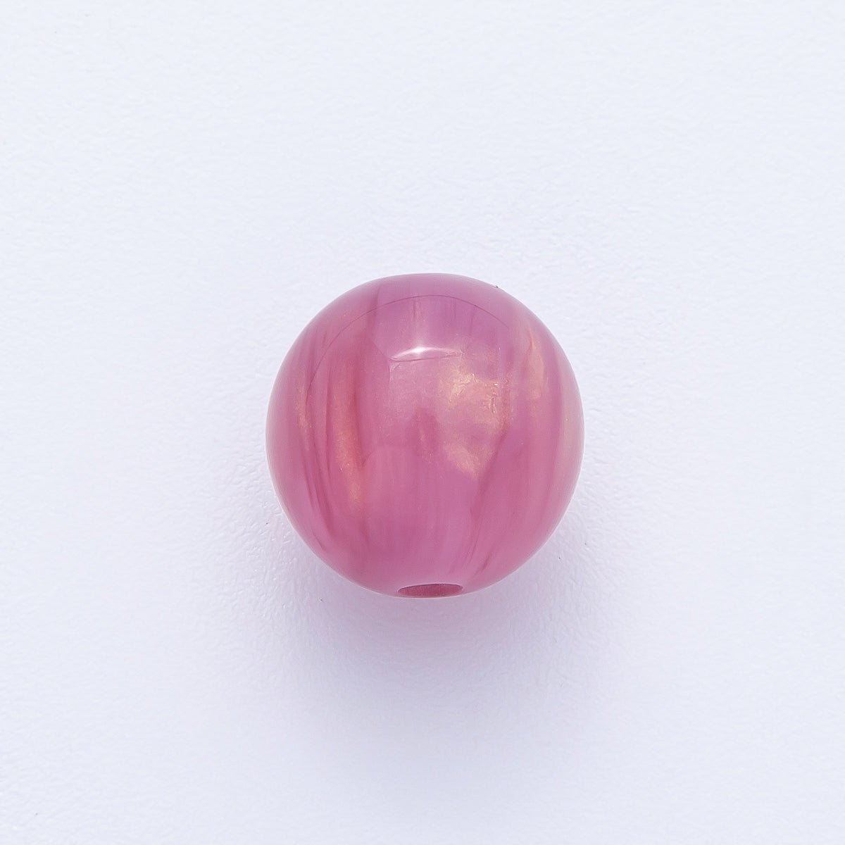 10pcs 12mm Black, White, Blue, Green, Grey, Pink, Red, Teal Glitter Resin Round Bead | B686 - B694