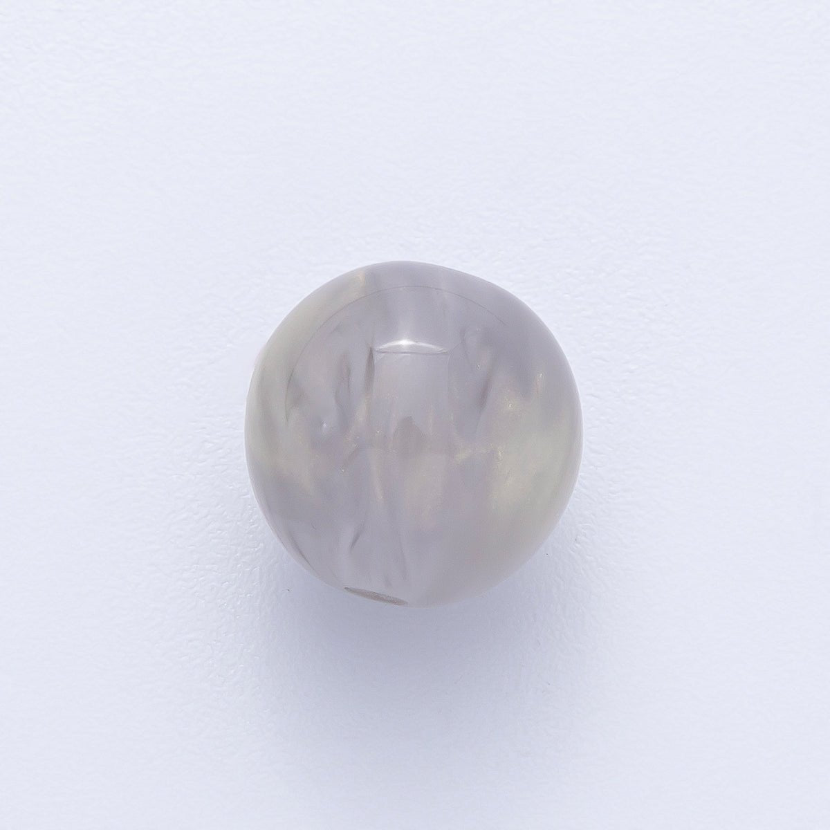 10pcs 12mm Black, White, Blue, Green, Grey, Pink, Red, Teal Glitter Resin Round Bead | B686 - B694
