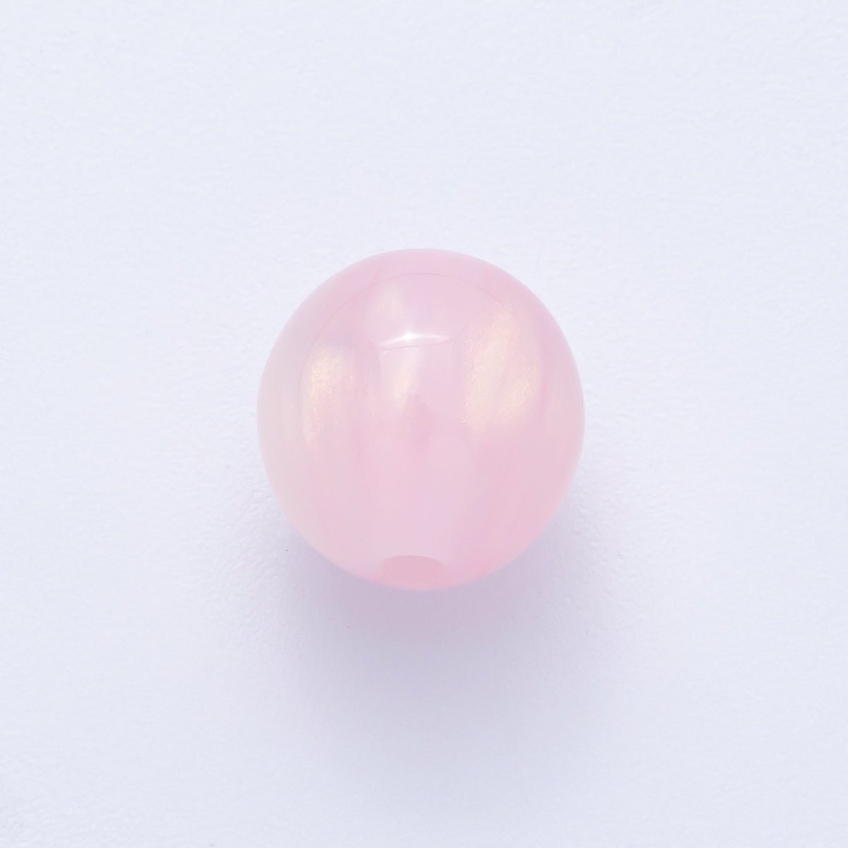 10pcs 12mm Black, White, Blue, Green, Grey, Pink, Red, Teal Glitter Resin Round Bead | B686 - B694