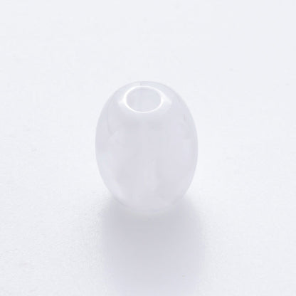 10pcs 18mm Dark Blue, Green, Brown, Light Blue, White Marble Resin Oval Bead Set | Beads-00029 - Beads-00033