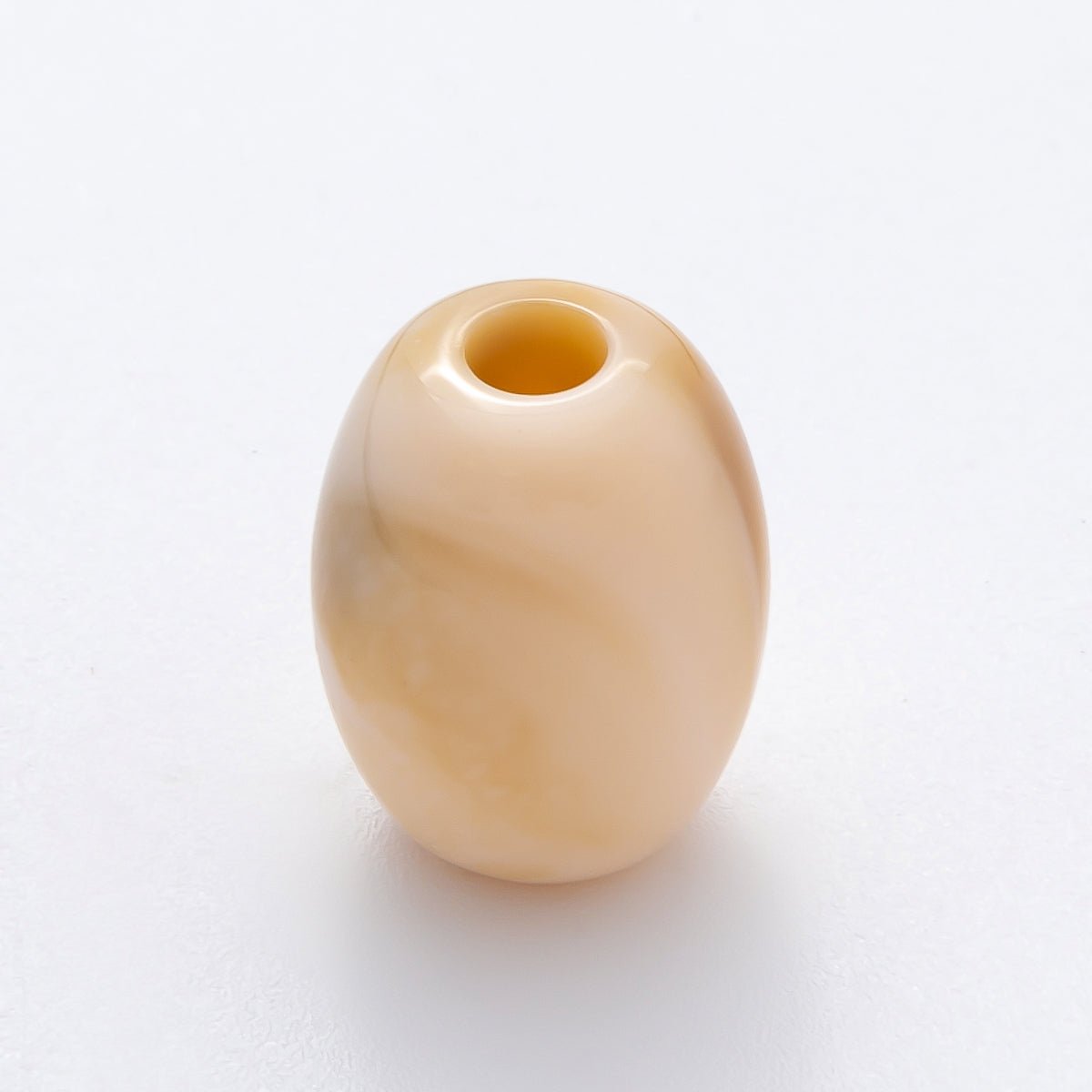 10pcs 18mm Dark Blue, Green, Brown, Light Blue, White Marble Resin Oval Bead Set | Beads-00029 - Beads-00033