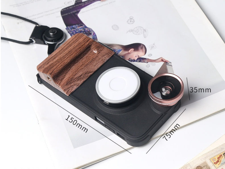 Mobile phone fill light lens phone case