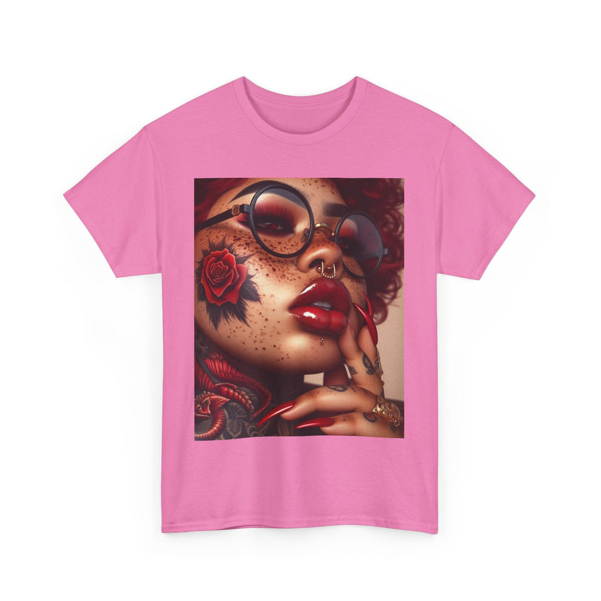 “Code Red” Cotton Graphic Tee