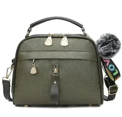 PU Leather Fashion Sweet Ladies&