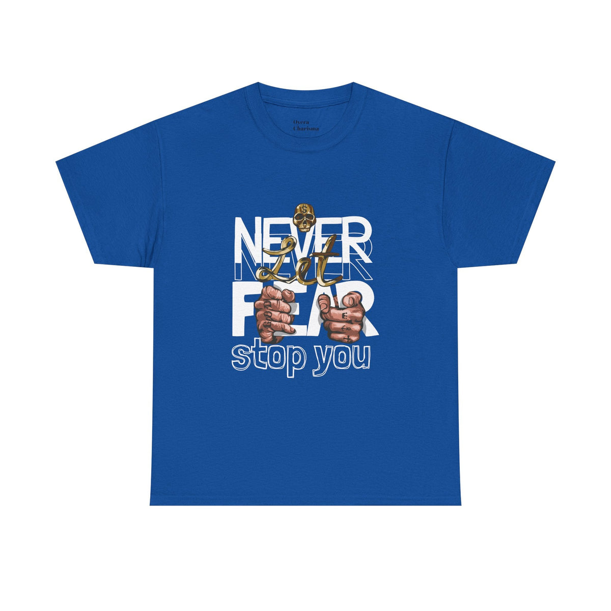 Never Give Up Heavy Cotton Tee