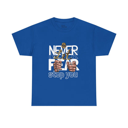 Never Give Up Heavy Cotton Tee