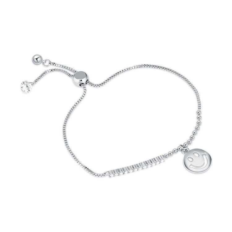 Western Fashion Simple Smiley Bracelet Women&
