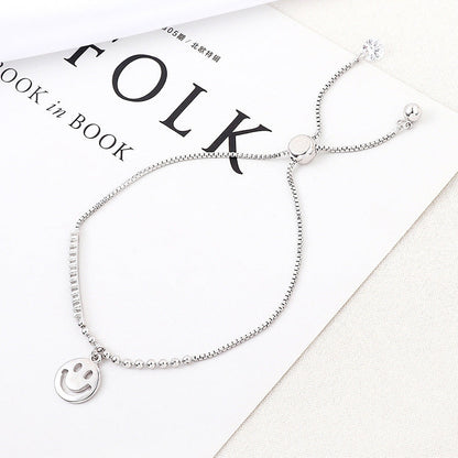 Western Fashion Simple Smiley Bracelet Women&