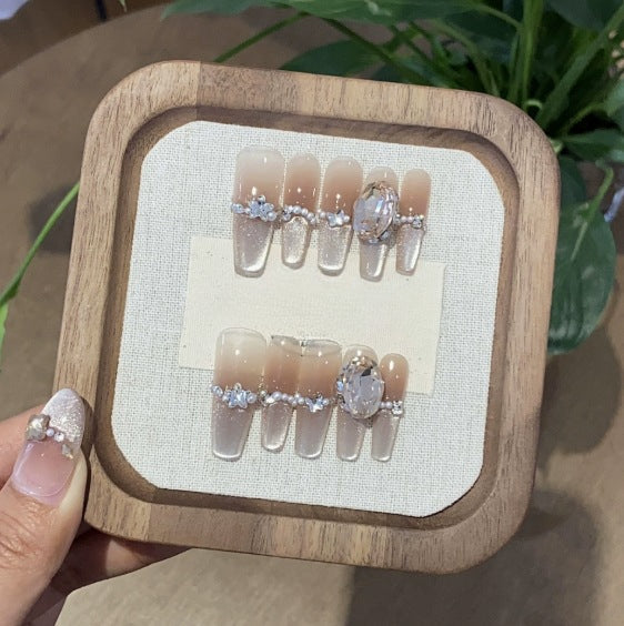 1033- Handmade press on nails fake nails removable