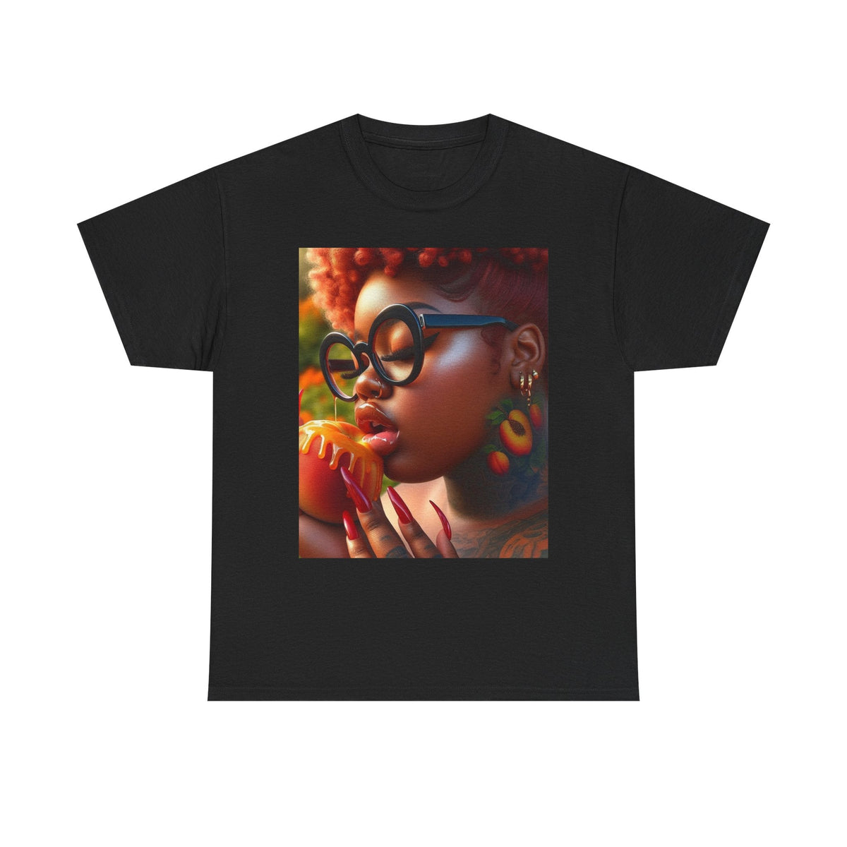 “Georgia Peach” Cotton Graphic Tee