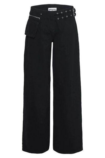 Stylish Wide Leg Jeans with Pockets for Everyday Wear