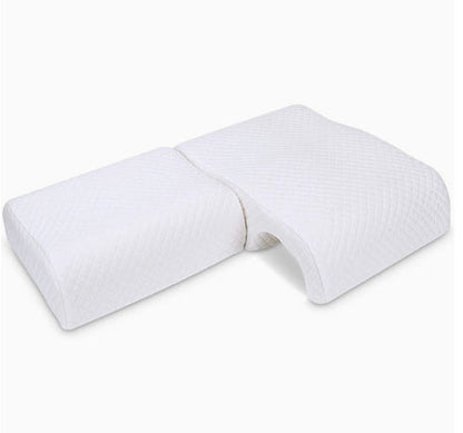 Couples Pillow Arched Cuddle Pillow With Slow Rebound Memory Foam For Arm Rest Hand Pillow