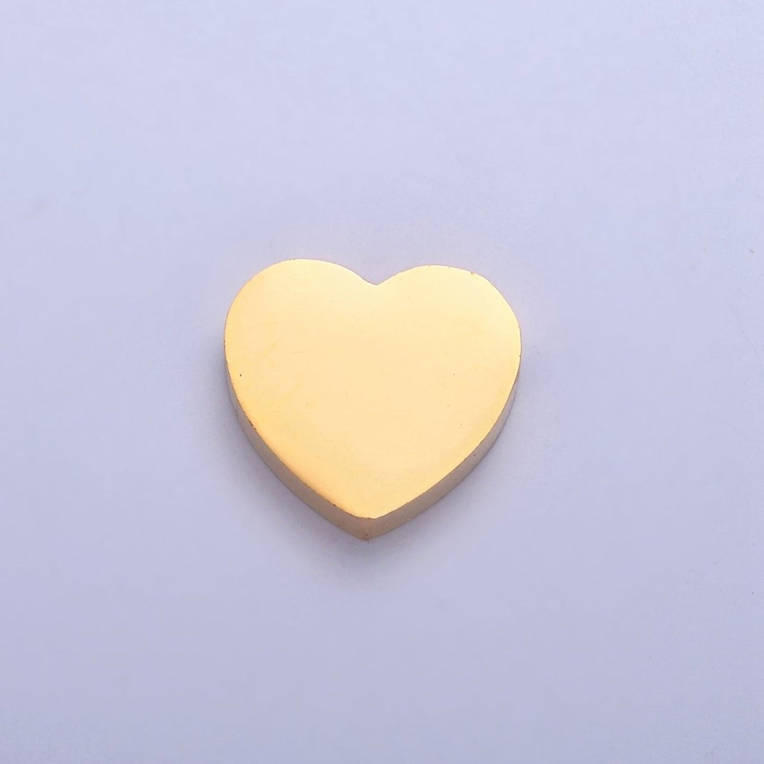 11mmx12mm Stainless Steel Heart Bead For Jewelry Making W-847 W-848