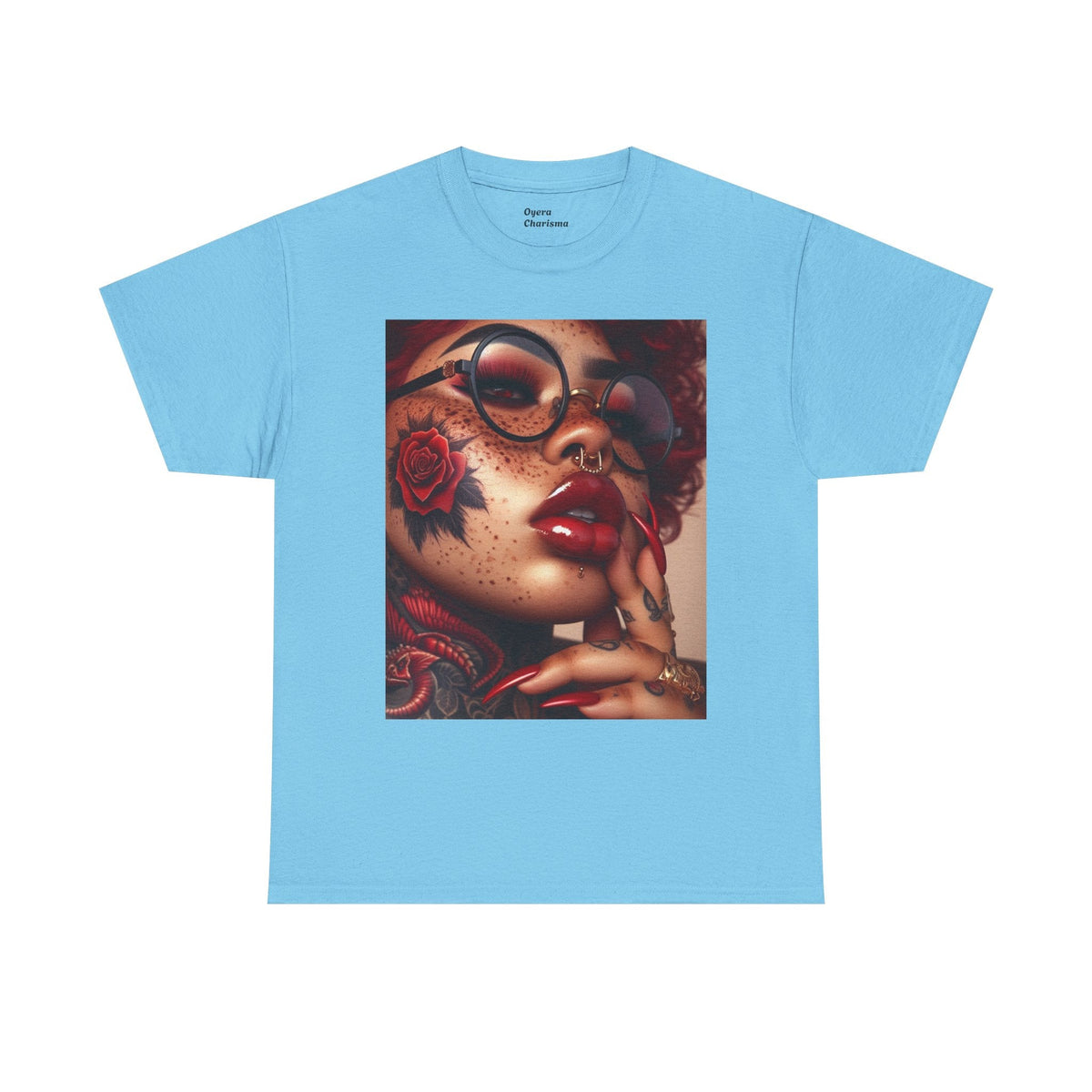 “Code Red” Cotton Graphic Tee