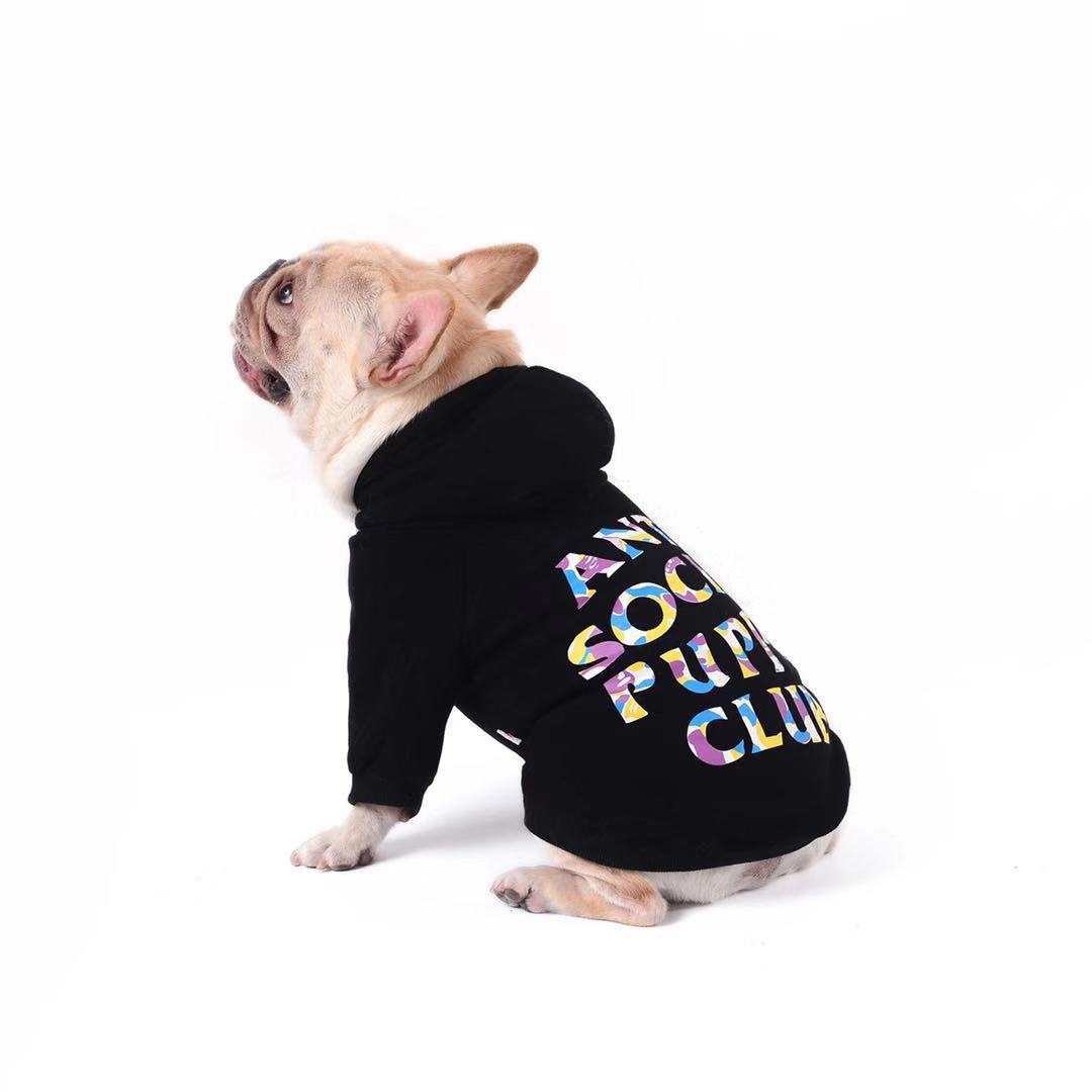 Plush Hooded Pet Dog Sweater Clothes