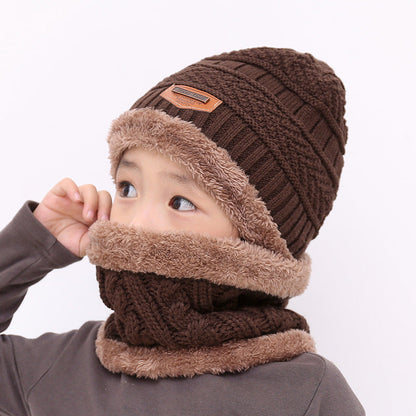 Warm knitted hat children&