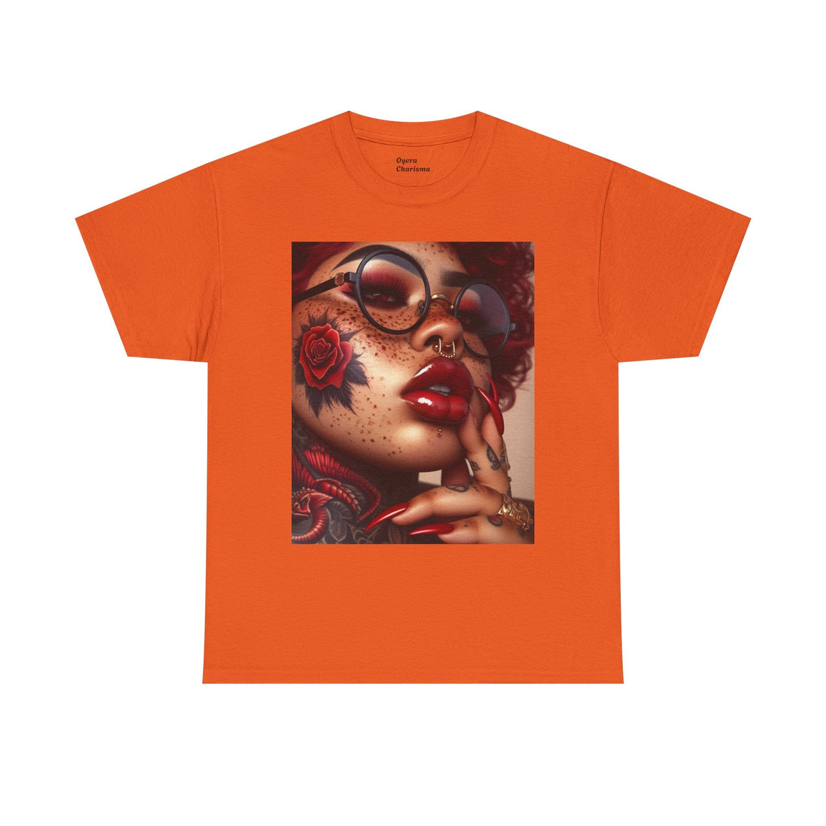 “Code Red” Cotton Graphic Tee
