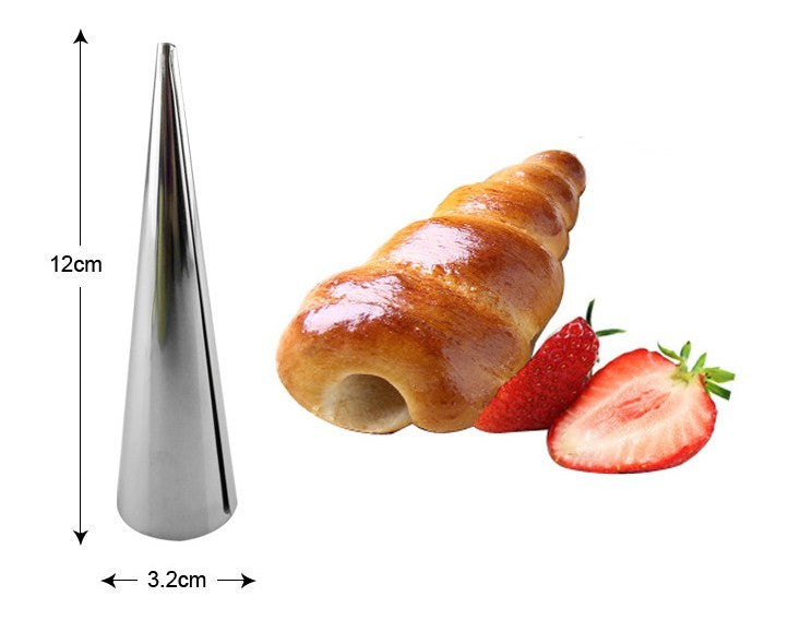 8 Pieces Stainless Steel Cannoli Baking Molds