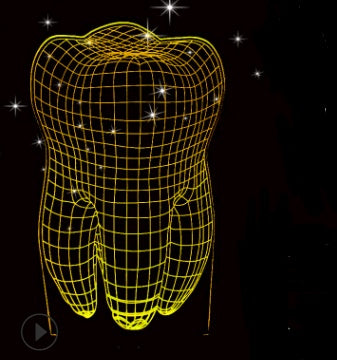 LED 3D Owl Touch Table Lamp Colorful