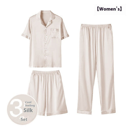 Ice Silk Home Wear Suit Men&
