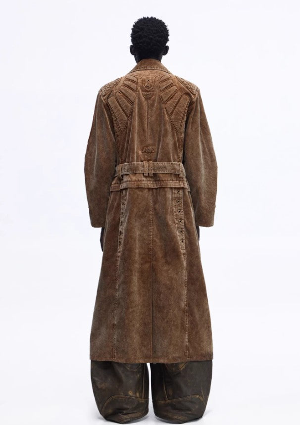 Detachable Corduroy Multi-style Jacket Trench Coat