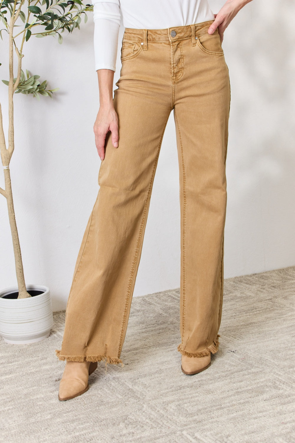 “Keep it Classy, Keep it Cute”Wide Leg Jeans