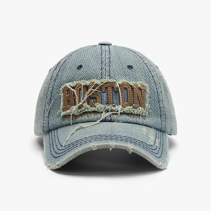 Letter Adjustable Cotton Baseball Cap