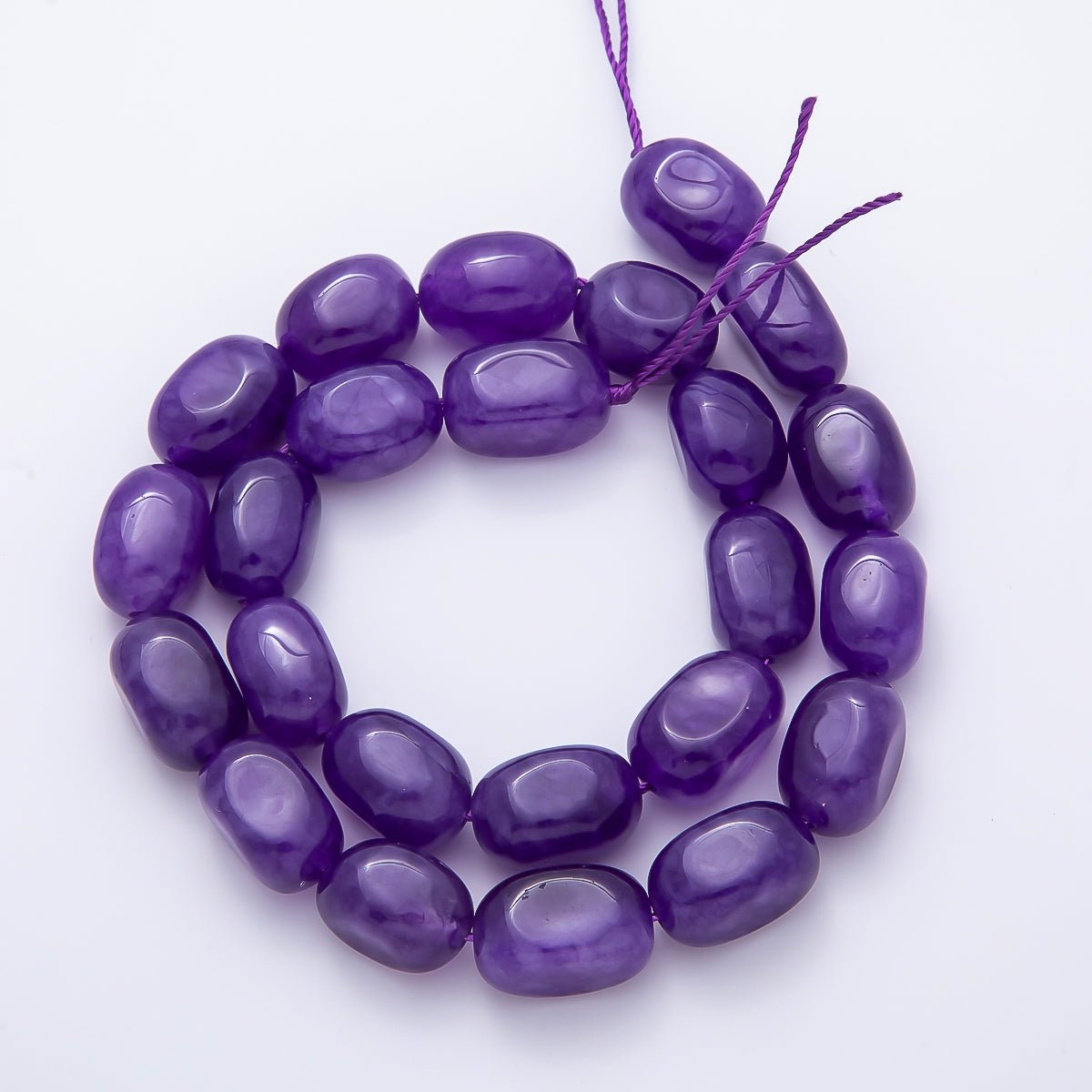 12mm Aventurine, Pink Quartz, Carnelian, Amethyst, Peridot, Tourmaline Oval Gemstone Bead Strand Finding | WA-00269