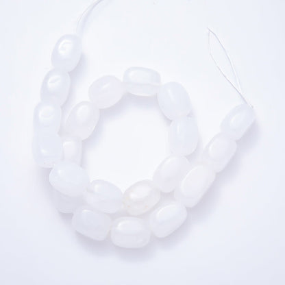 12mm White Quartz, Rose Quartz, Aventurine, Tiger Eye Rectangle Gemstone Bead Strand Finding | WA-00492 ~ WA-00496