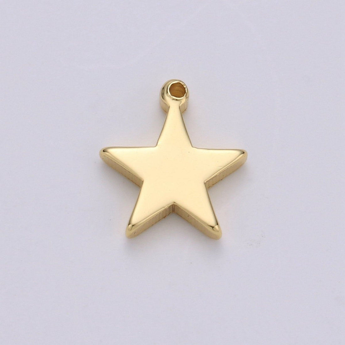 12x12mm 24k Gold Filled Star Charms, Gold Star Pendant, Celestial Jewelry Minimalist Jewelry Making supply, D-683