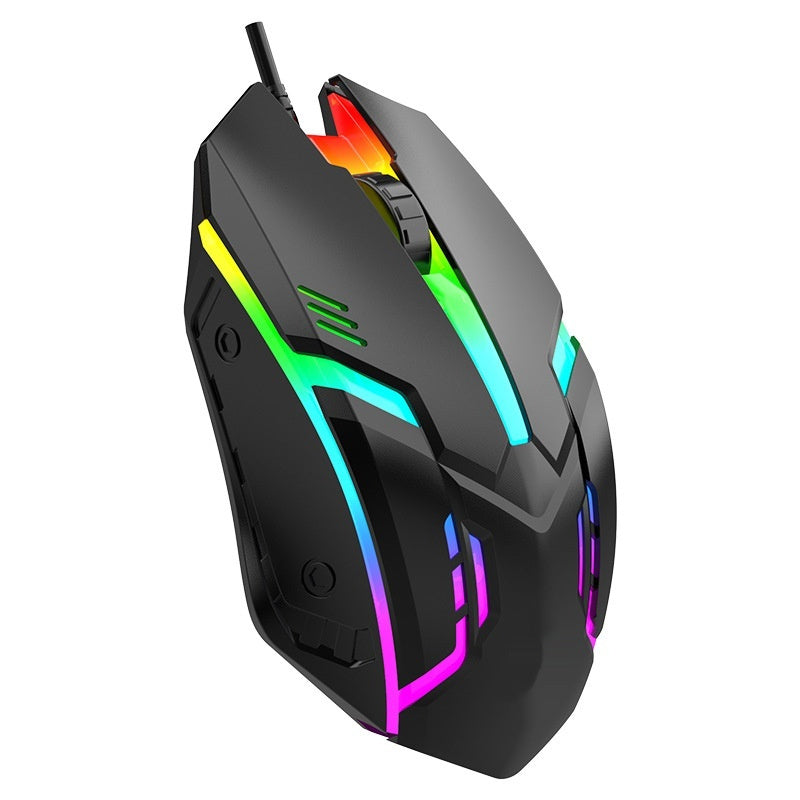 E-sports Weighted Wired Mouse USB Laptop Game Large Mouse