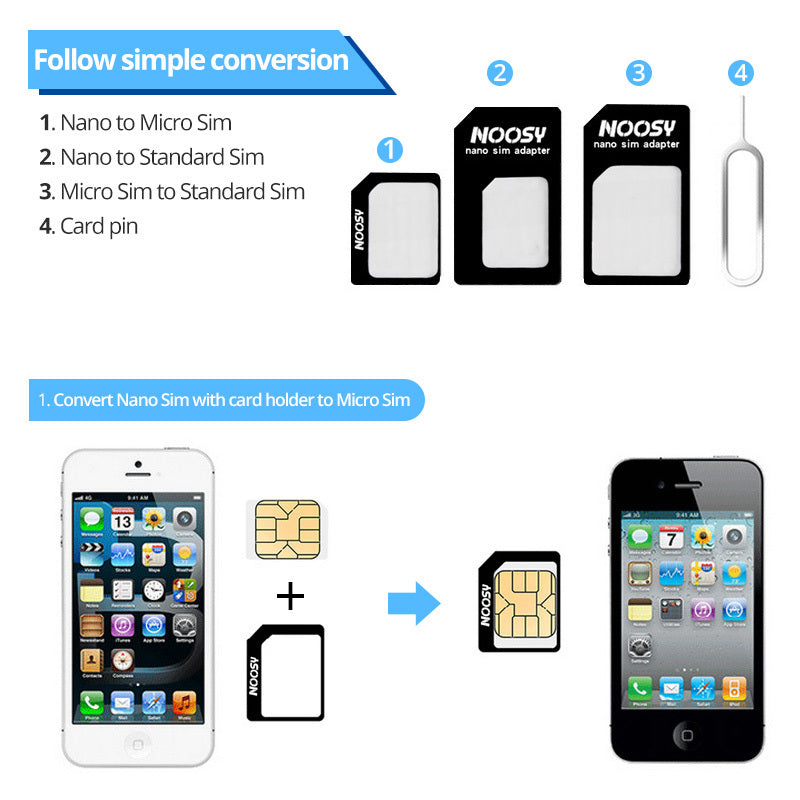 SIM Restore 4-in-1 Mobile Phone Card Picking Pin Set