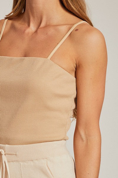 Rib knit bodysuit