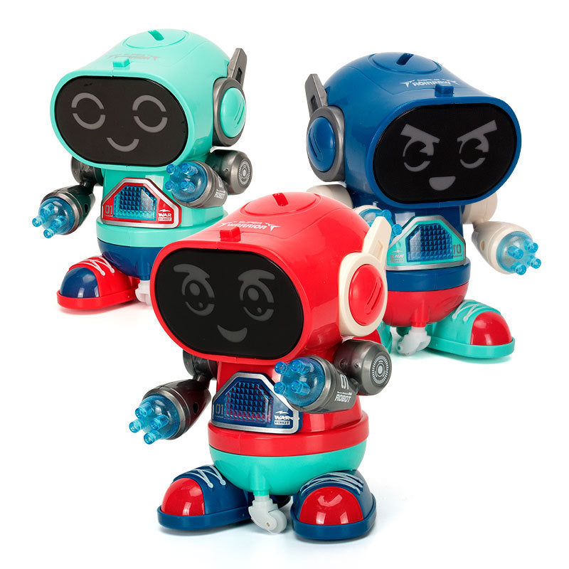 Electric Rock Robot, Music, Light, Automatic Walking, Swinging And Dancing Robot, Children&